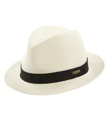 CHAPÉU SHANTUNG FEDORA MARCATTO