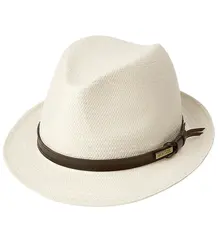 CHAPÉU SHANTUNG FEDORA MARCATTO