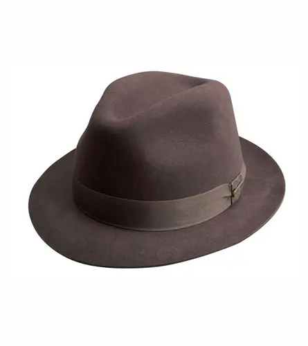 CHAPÉU AVELUDADO FEDORA MARCATTO