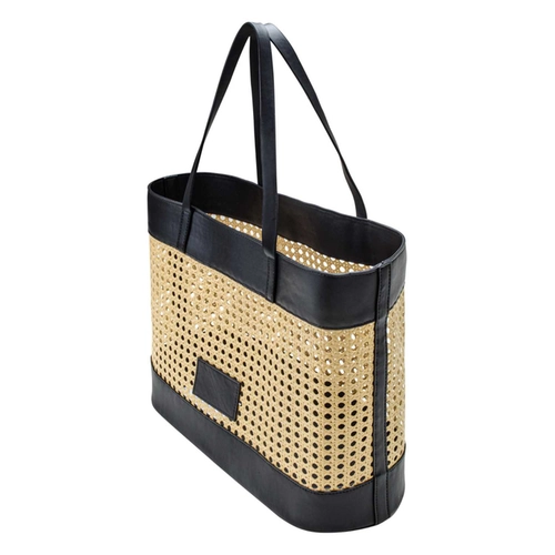 BOLSA EM PALHA SINTÉTICA MANLY