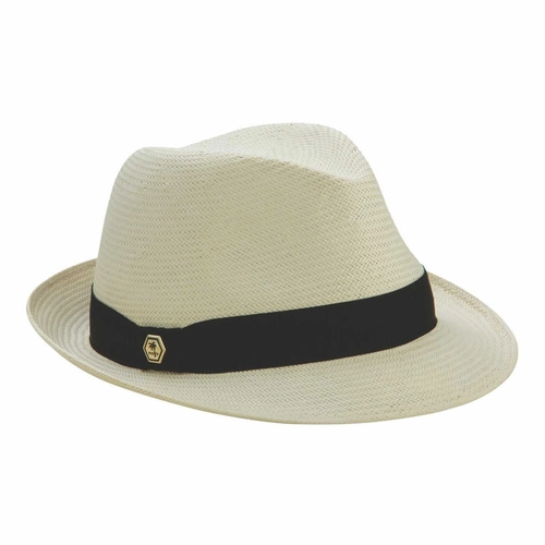 CHAPÉU DE PALHA FEDORA SOCIAL MANLY