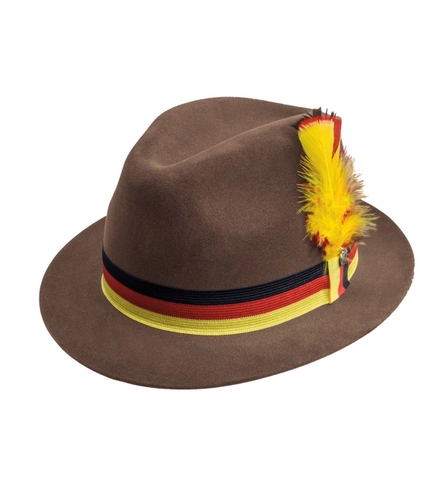 CHAPÉU AVELUDADO TIROLÊS MARCATTO