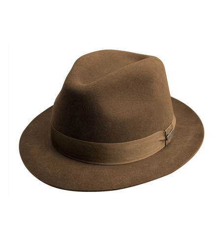 CHAPÉU AVELUDADO FEDORA MARCATTO