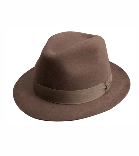 CHAPÉU AVELUDADO FEDORA MARCATTO