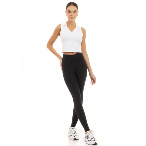 Blusa Cropped Polo Manly
