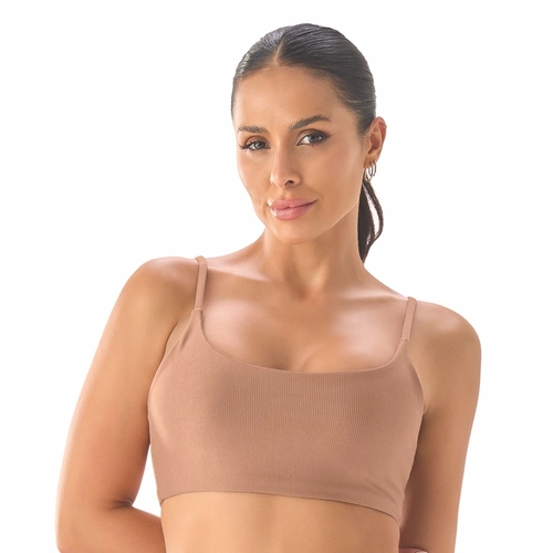 Top Alças Finas Textura Manly