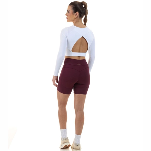 Blusa Cropped Mangas Longas Manly