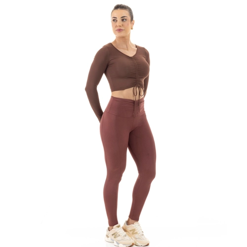 BLUSA CROPPED MANGA LONGA MANLY