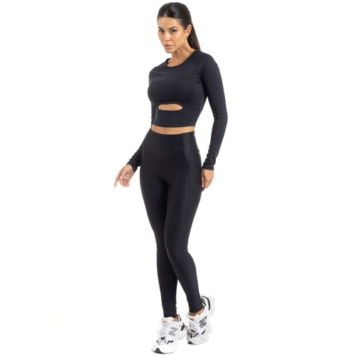 BLUSA CROPPED MANGA LONGA MANLY