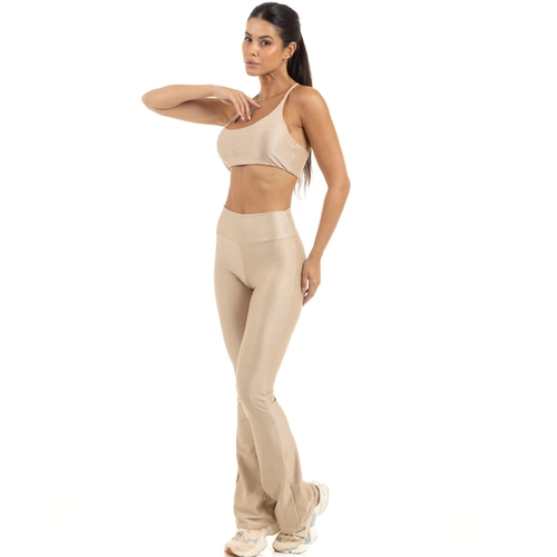 CALÇA FLARE TEXTURA MANLY